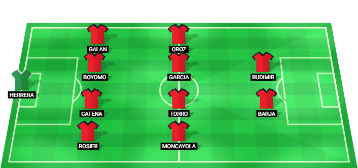Posible alineación inicial de Osasuna para el partido contra Getafe en LaLiga 23/05/2026