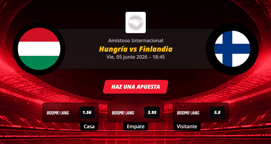 Pronóstico del partido Hungría vs Finlandia: análisis, cuotas y predicción del amistoso internacional del 5 de junio de 2026