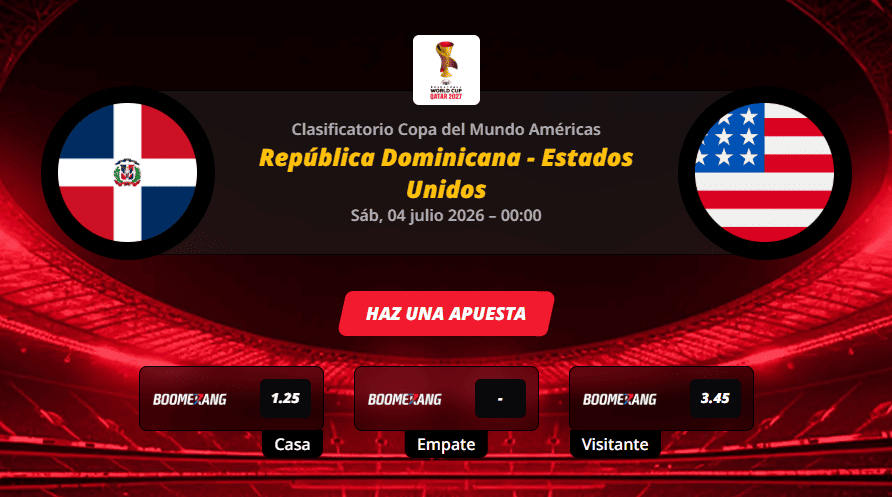 Pronóstico del partido República Dominicana vs Estados Unidos en el Clasificatorio para la Copa del Mundo FIBA Américas 2026